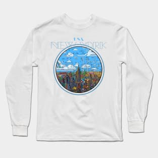 new york skyline Long Sleeve T-Shirt